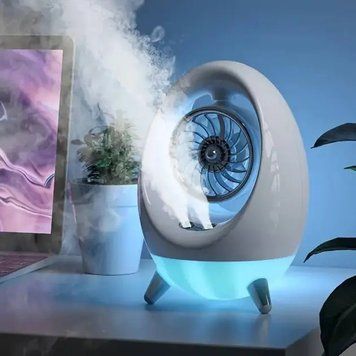 Портативний вентилятор USB з водяним охолодженням, розпилювач, нічник Air Cooler 657, зволожувач 2053367 фото
