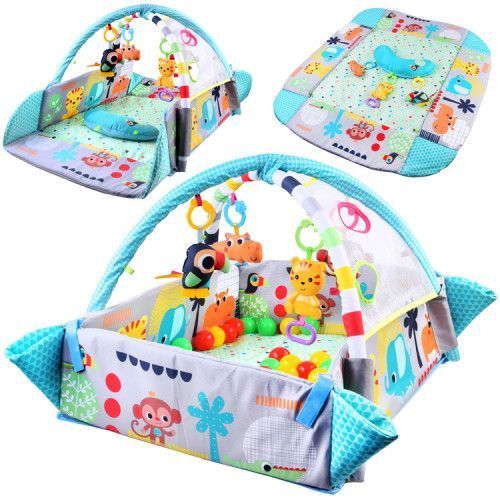 Ігровий килимок LEAN Toys 5в1 з кульками у подарунок / Килимок для розвитку X-647 5094785 фото