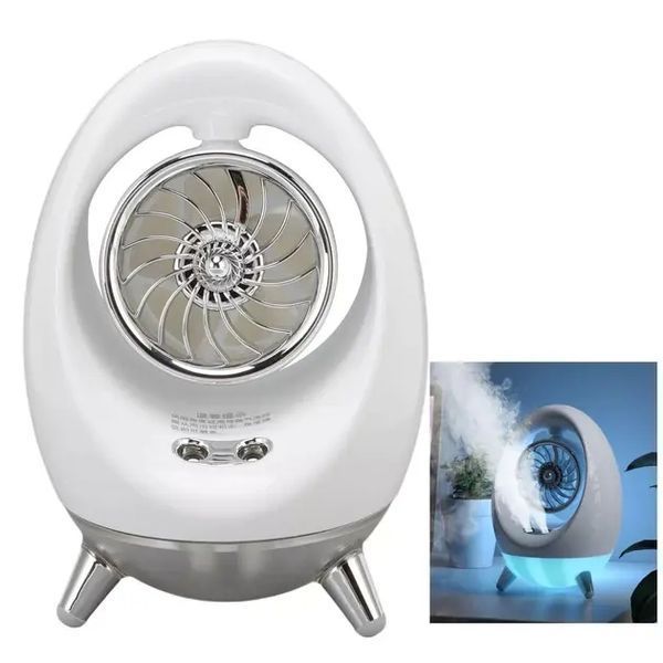 Портативний вентилятор USB з водяним охолодженням, розпилювач, нічник Air Cooler 657, зволожувач 2053367 фото