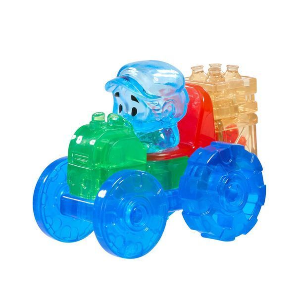Дитячий сенсорний конструктор "Барвистий трактор" Jelly Blox 932945, 12 деталей 932945 фото