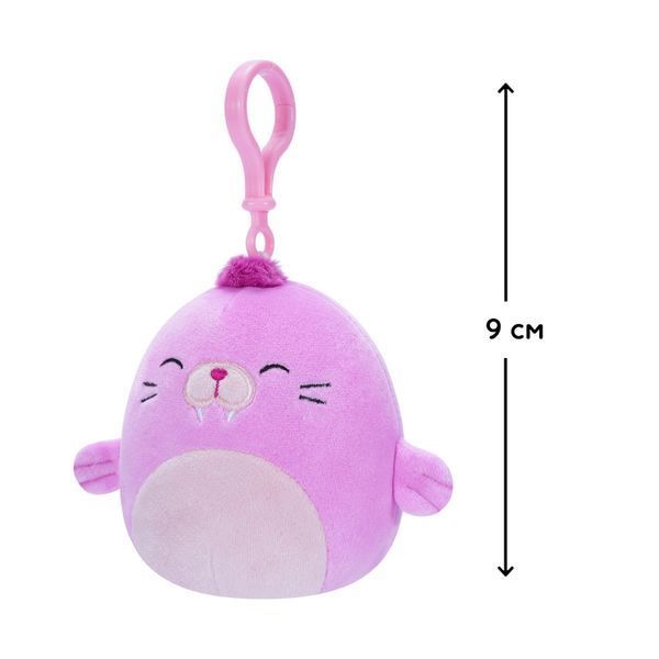 М'яка іграшка Морж Пепе Squishmallows SQCP00150 на кліпсі 9 см SQCP00150 фото