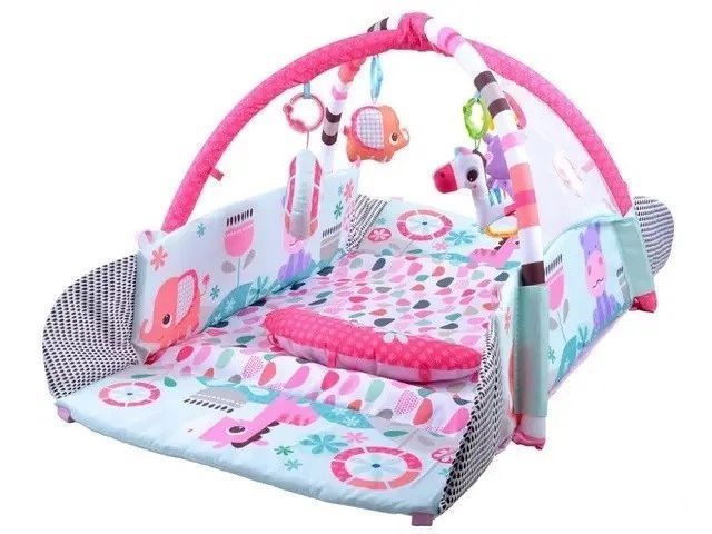 Ігровий килимок LEAN Toys 5в1 з кульками у подарунок / Килимок для розвитку X-647 5094785 фото