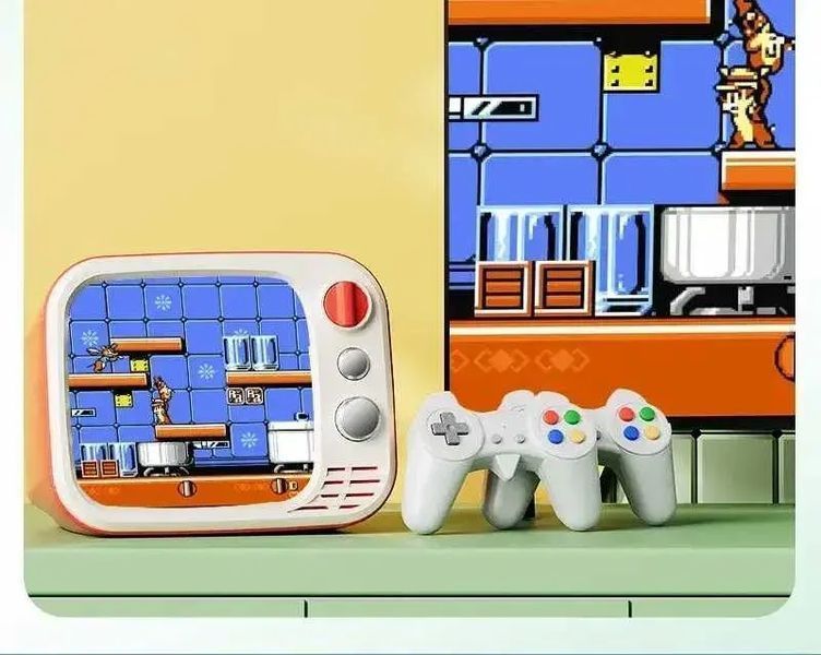 Ігрова портативна консоль H7 Mini TV РЕТРО з монітором 3.5" + два джойстики (740 ігор) SaleMarket m16356 фото