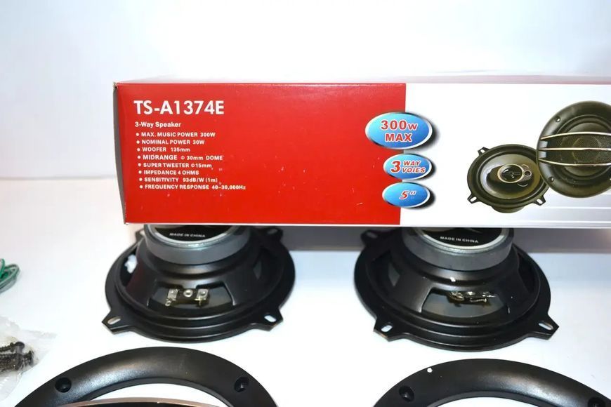 Автомобільні акустичні динаміки TS-A1374E 13 см / Колонка у машину 224A1374E фото