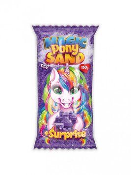 Набір для творчості "Кінетичний пісок "Magic Pony Sand" MPS-01-01, 150 г Фіолетовий MPS-01-03 фото