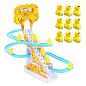Ігровий центр гірка-трек із підіймачем Small-Duck інтерактивна іграшка ковзні качки з музикою G5241204 фото