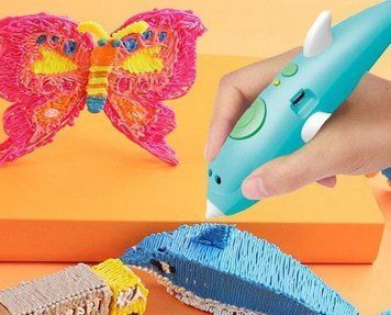 3D Ручка PEN-2 з LCD-дисплеєм + Пластик! Крута ручка для малювання! K9903 фото