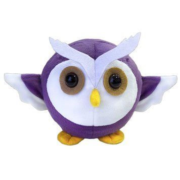 М'яконабивна іграшка "Круглик Сова" МС 080501-12 біло-фіолетовий 18 см МС 080501-12 фото