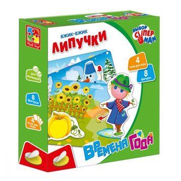 Дитяча настільна гра "Вжик-вжик" VT1302-23 на липучках VT1302-23 фото