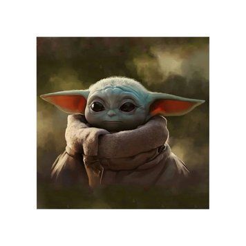 Постер на ПВХ "Yoda Grogu Portrait" UkrPoster 2200550041 без рамки, 50х50 см 2200550041 фото