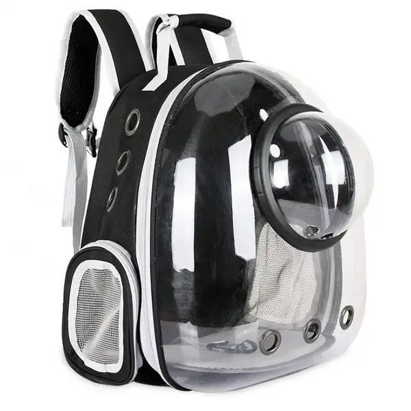 Рюкзак для перенесення тварин з ілюмінатором CosmoPet для котів та собак Clear Jam14725 фото