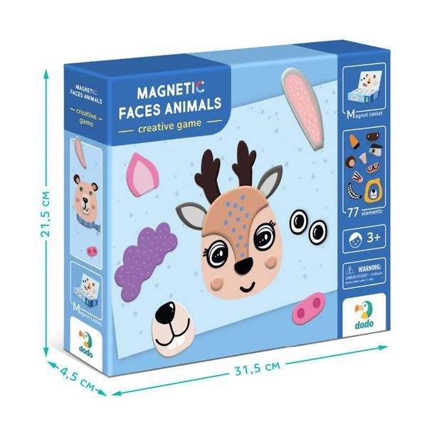 Гра на магнітах "Магнітні мордочки" DoDo Toys 200209 200209 фото