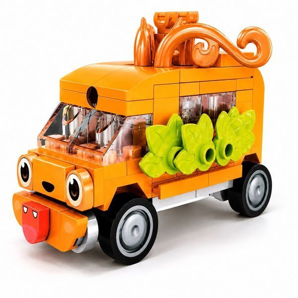 Дитячий конструктор Deer Bus BB121E-F серії "Animal Bus", 105 деталей BB121E-F фото
