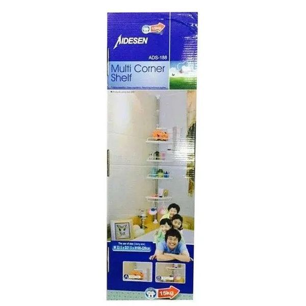 Кутова полиця для ванної кімнати Multi Corner Shelf, металева 5407787 фото