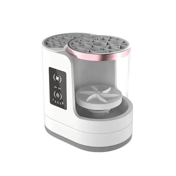 Електричний очищувач пензлів для макіяжу Electric makeup brush cleaner VEN-1046 фото