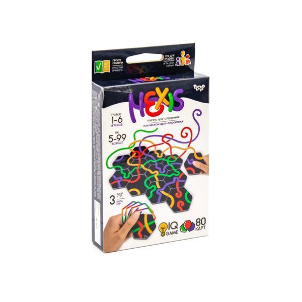Настільна розважальна гра "Hexis" Danko Toys G-HEX-01-01 рос G-HEX-01-01 фото