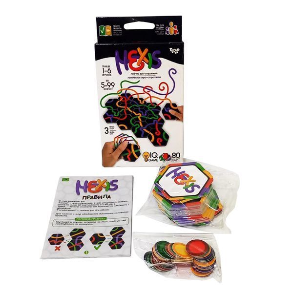Настільна розважальна гра "Hexis" Danko Toys G-HEX-01-01 рос G-HEX-01-01 фото