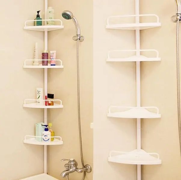 Кутова полиця для ванної кімнати Multi Corner Shelf, металева 5407787 фото