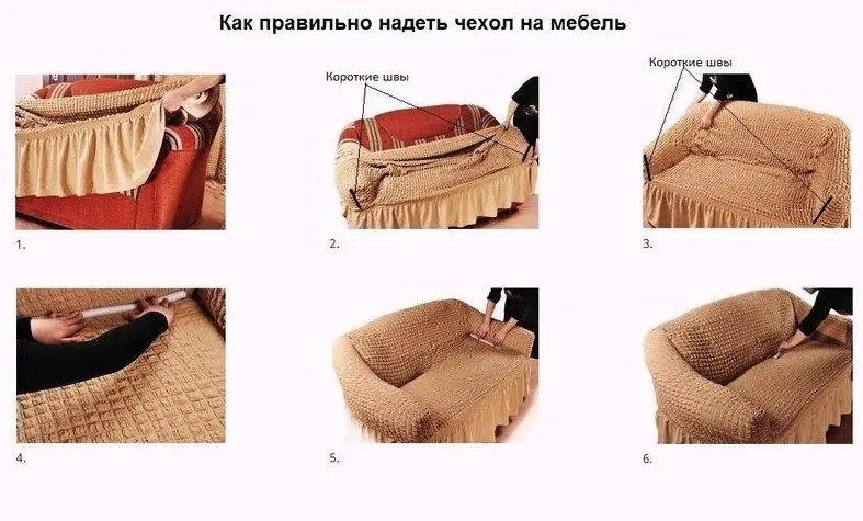 Фіолетовий Турецька накидка на кутовий диван з оборкою, натяжний чохол на диван dv2561476/2 фото