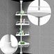 Кутова полиця для ванної кімнати Multi Corner Shelf, металева 5407787 фото 1