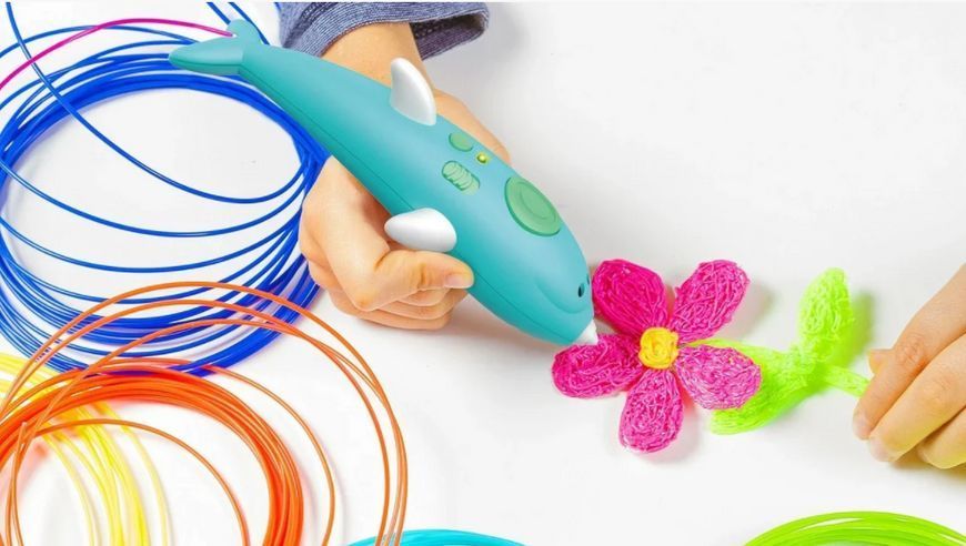 3D Ручка PEN-2 з LCD-дисплеєм + Пластик! Крута ручка для малювання! K9903 фото