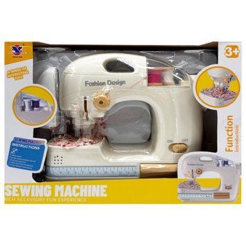 Дитяча побутова техніка "Швейная машинка" XS-25055(White) світлові та звукові ефекти XS-25055(White) фото