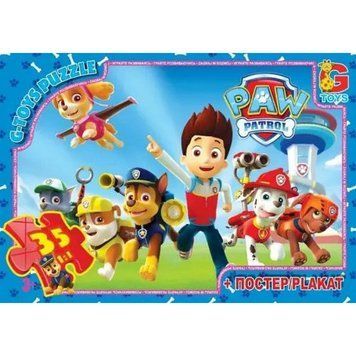 Пазли дитячі "Paw Patrol" Цуценячий патруль PW0812, 35 елементів PW0812 фото