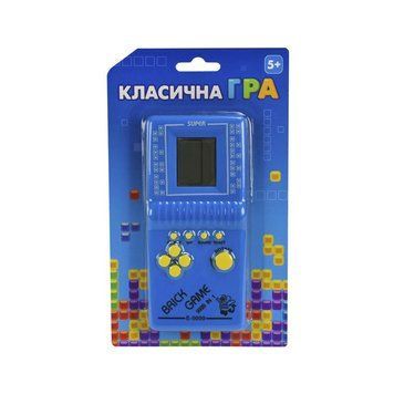 Дитяча інтерактивна іграшка "Класична гра Тетріс" 725-60(Blue) блакитний 725-60(Blue) фото