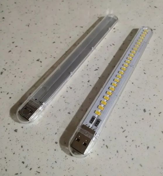 Міні ліхтарик на 24 світлодіоди, USB лампа, LED світильник R528 фото