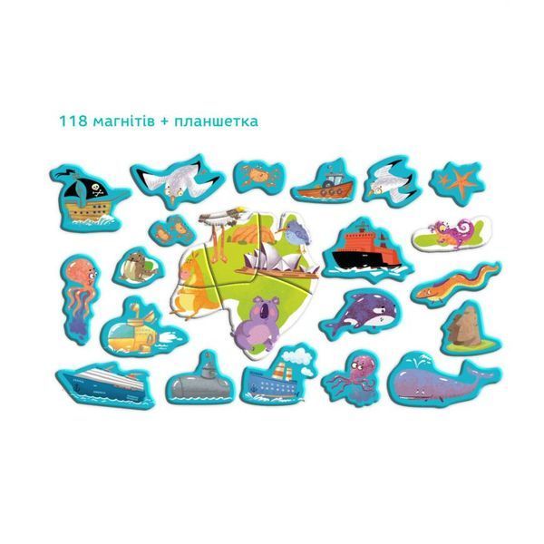 Розвиваюча магнітна гра "Карта планети" DoDo 200201 200201D фото