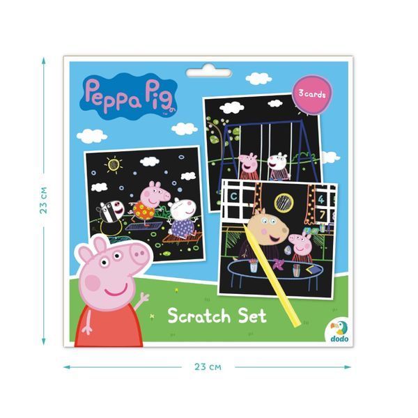 Набір гравюр Peppa Pig "Гра з друзями" Dodo 200186 200186 фото