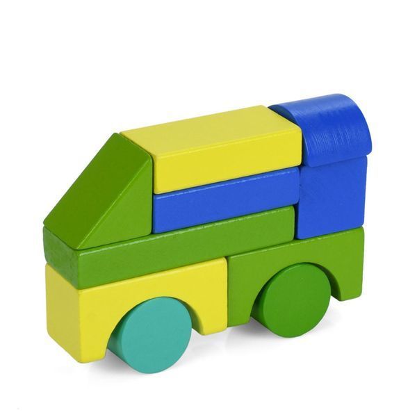 Дитяча дерев'яна іграшка "Городок №1" Limo Toy MD 0938-1, 24 блоки MD 0938-1 фото