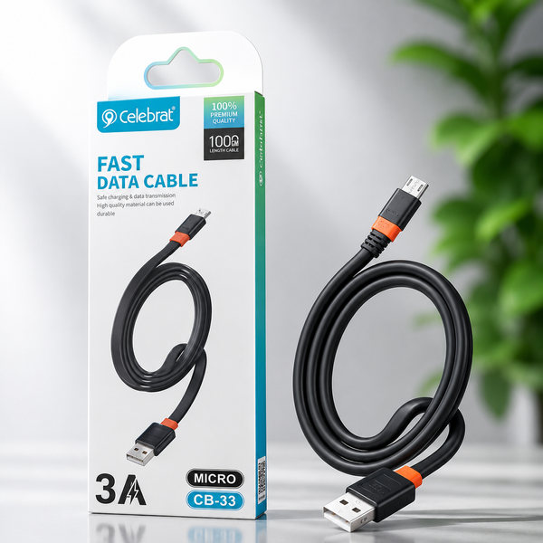Кабель USB- Lightning CB 33 CELEBRAT / Кабель плоский USB-Lightning sp9900 фото