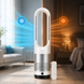 Мобільний безлопатевий вентилятор Germatic LED 1200W / Кондиціонер підлоговий 2в1 з обігрівом та охолодженням AM-018JR сенсор, пульт ДК, автоповорот 80&deg; M17380 фото 1