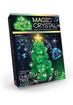 Дитячий набір для проведення дослідів "MAGIC CRYSTAL" OMC-01-01 безпечний Різдвяна зелена ялинка OMC-01-03 фото
