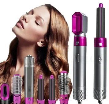 Стайлер 5в1 Hot Air Styler для різних типів волосся з функціями надання об'єму, випрямлення, укладання 22154677 фото