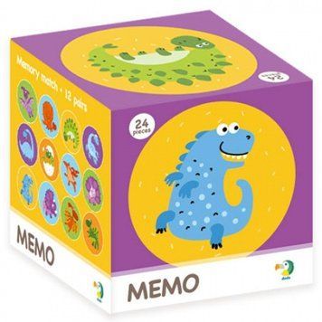 Дитяча настільна гра мемо "Динозаври" DoDo 300142, 24 фішки 300142 фото