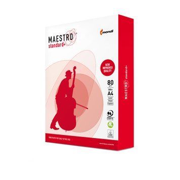 Папір для офісу MAESTRO STANDARD+ А4, клас B, 80г/м2, 500 листів MS.A4.80.ST фото