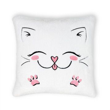 Подушка декоративна Котик FWPPILLOWCAT22WT0, 12 см FWPPILLOWCAT22WT0 фото