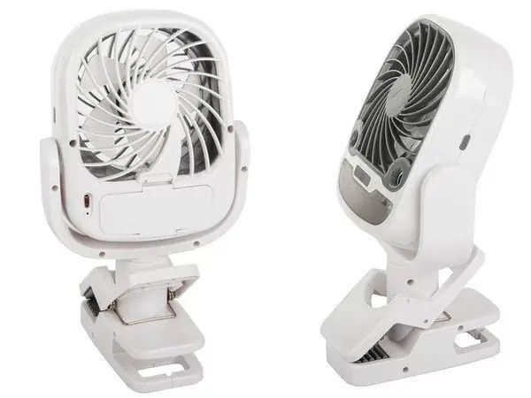 Настільний вентилятор, зволожувач повітря з роз'ємом, USB RGB 2в1 141452 фото