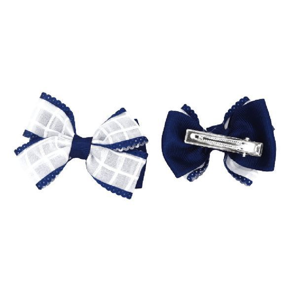 Дитячий затиск для волосся "Подвійний бантик" 0101-147, 10 штук 0101-147 фото