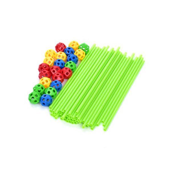 Дитячий конструктор-намет 3D Tent Series 137-2(Green) 68 деталей, каркасний 137-2(Green) фото