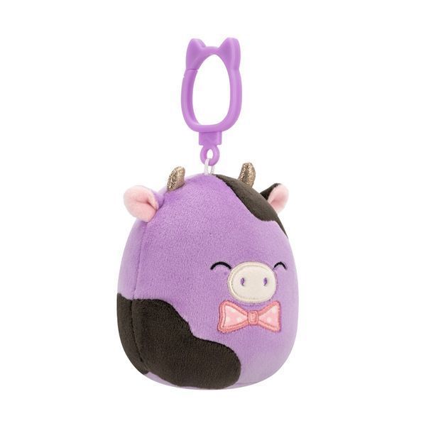 М'яка іграшка на кліпсі Корівка Олексі Squishmallows SQCP00463, 9 см SQCP00463 фото