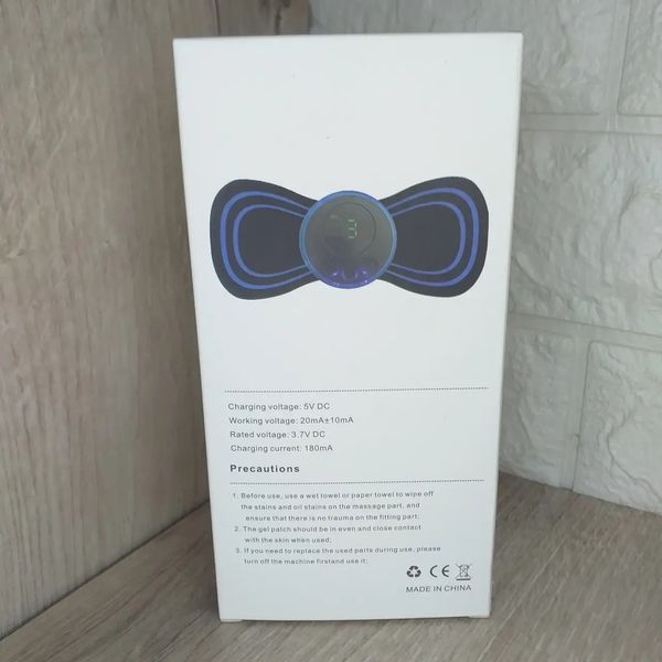 Імпульсний USB масажер-міостимулятор MA-1 EMS масажер міостимулятор метелик EMS2351 фото