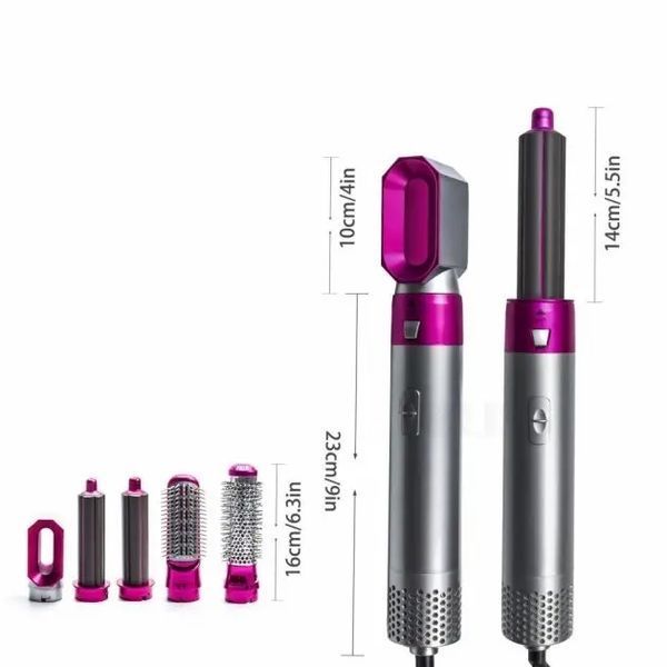 Стайлер 5в1 Hot Air Styler для різних типів волосся з функціями надання об'єму, випрямлення, укладання 22154677 фото