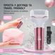 Електрична пемза для ніг PINK / Електрична роликова пилка-пемза для п'ят для педикюру з LCD дисплеєм G0523 фото 2