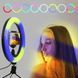 Кільцева світлодіодна лампа RGB LED RING MJ33/ 33 см із кріпленням для телефону 2433321252 фото 3