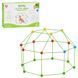 Дитячий конструктор-намет 3D Tent Series 137-2(Green) 68 деталей, каркасний 137-2(Green) фото 1