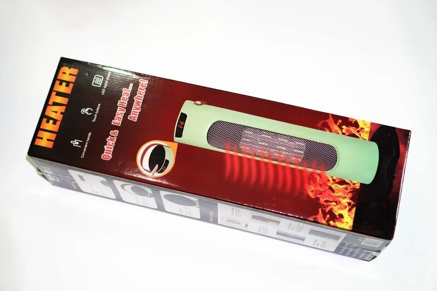 Тепловентилятор керамічний дистанційним керуванням 2000W Heater фото