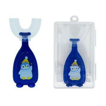 Дитяча зубна щітка-капа в футлярі MGZ-0730(Blue) блакитний MGZ-0730(Blue) фото